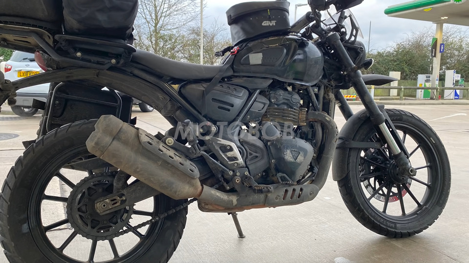 Bajaj-Triumph Scrambler Motorcycle - Details and Photos - macro