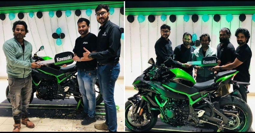India's 1st Kawasaki Z H2 Supercharged Motorcycle Delivered