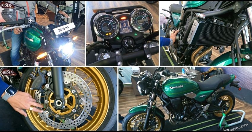 Kawasaki Z650RS Reaches Chandigarh, Here are the Live Photos
