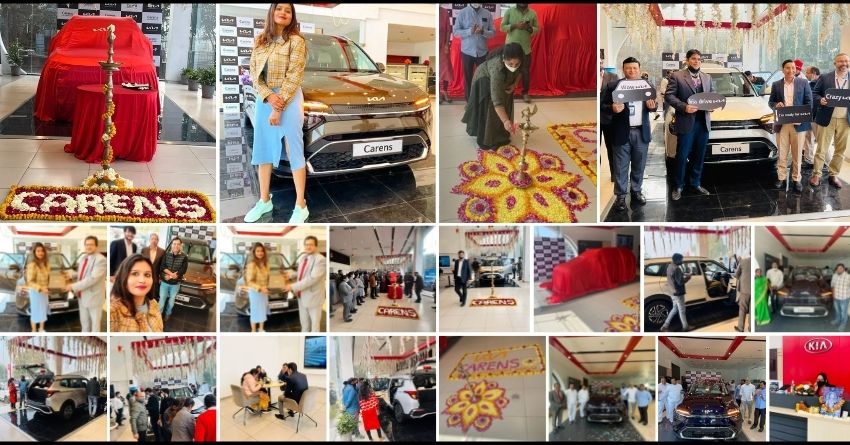 Kia Carens Starts Reaching Dealerships Across India - Live Photos