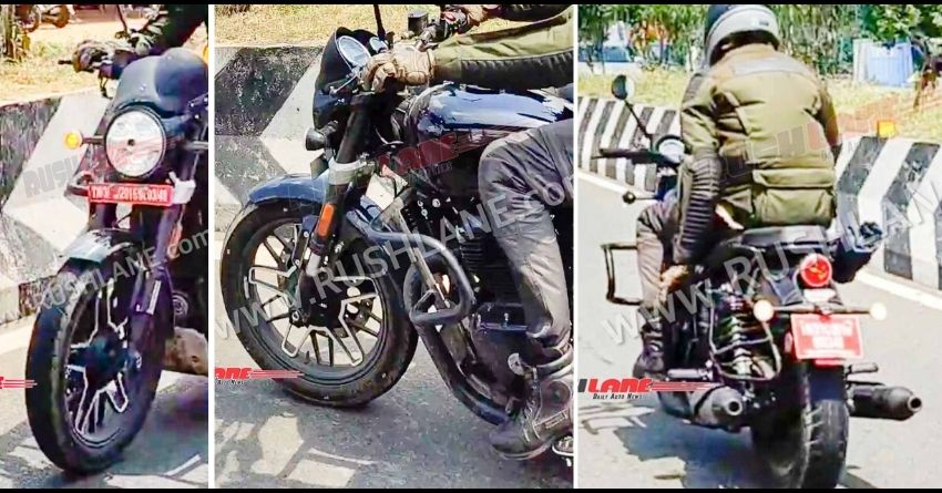 Royal Enfield Rider Spotted Testing New 650cc Bike in India