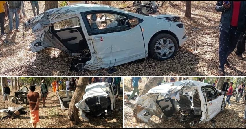 Tata Altroz Fatal Accident In MP; Divides The Car Into 2 Pieces