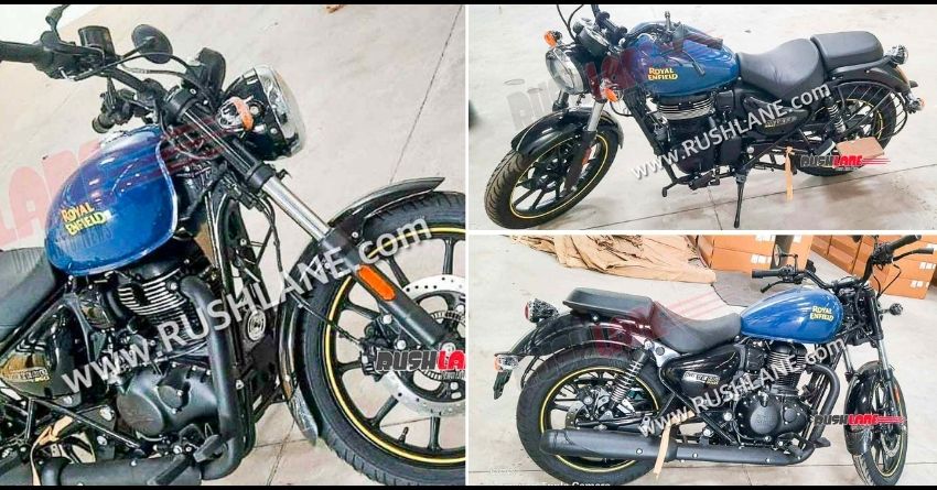 Fireball Blue Royal Enfield Meteor 350 Spotted - Coming Soon!