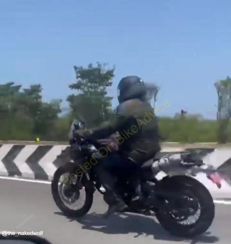 Royal Enfield Himalayan 450 Spied Again; USD Forks Confirmed - macro