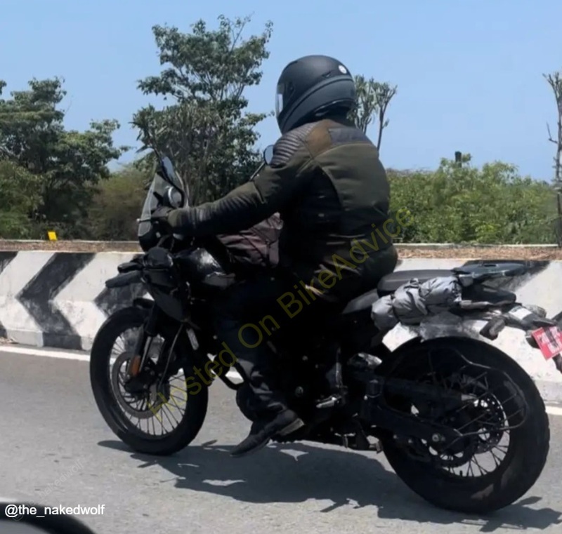 Royal Enfield Himalayan 450 Spied Again; USD Forks Confirmed - frame