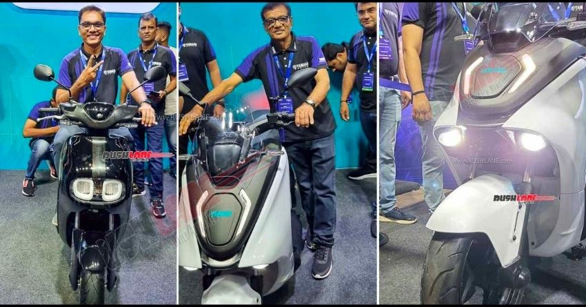 Latest Yamaha Electric Scooters Showcased To Dealers In India