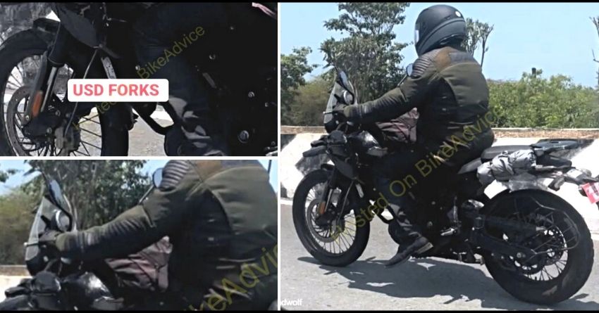 Royal Enfield Himalayan 450 Spied Again; USD Forks Confirmed