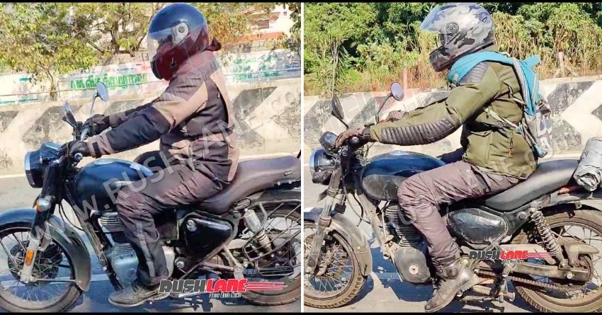 2023 Royal Enfield Bullet 350 and Hunter 350 Spotted Together