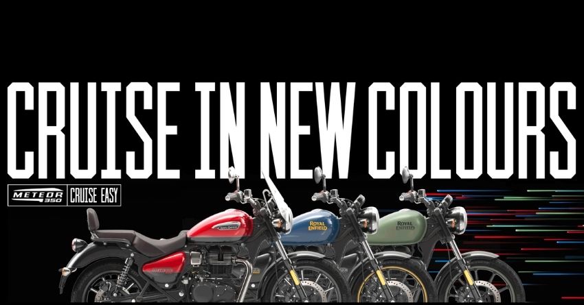 Royal Enfield Meteor 350 Is Now Available In Matt Green, Blue, Red