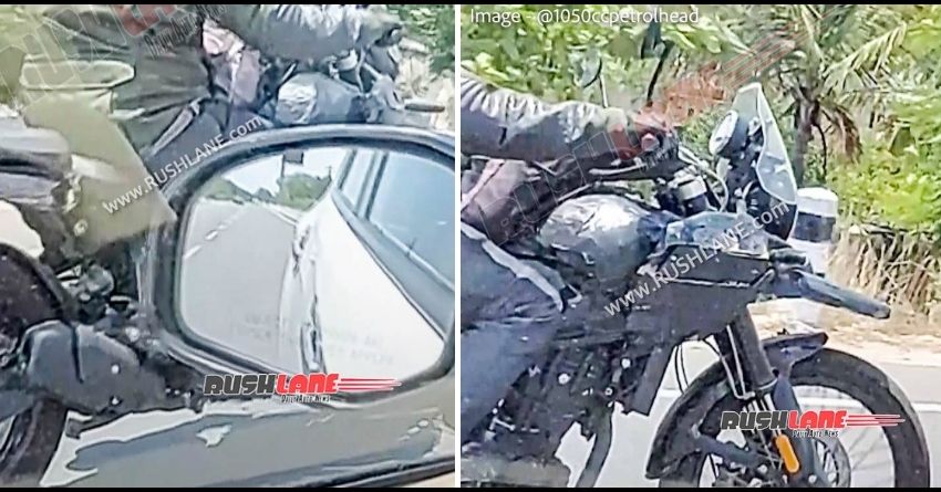 Royal Enfield Himalayan 450 Spied Again - Exhaust Design Revealed