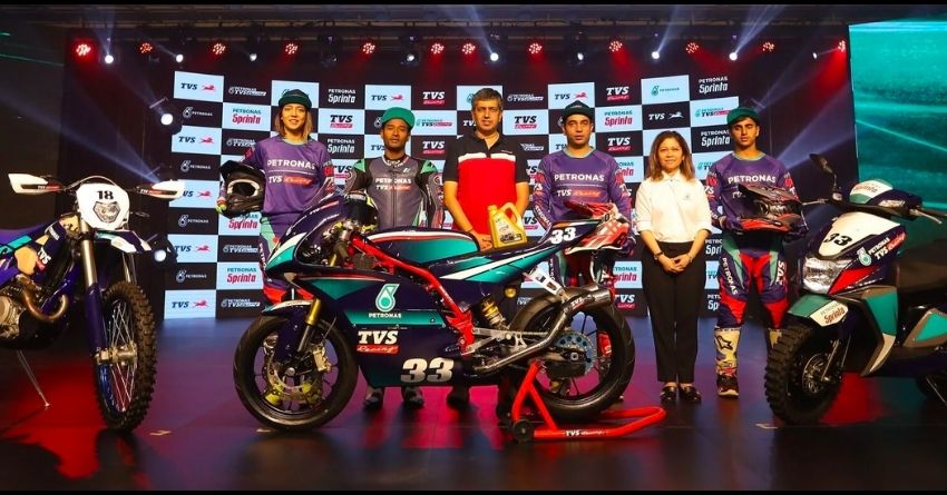 TVS Motors Collabs With Petronas To Develop Factory Racing Team