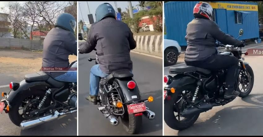 Upcoming Royal Enfield 650 Twins Spotted Non-Camouflaged; Spy Video