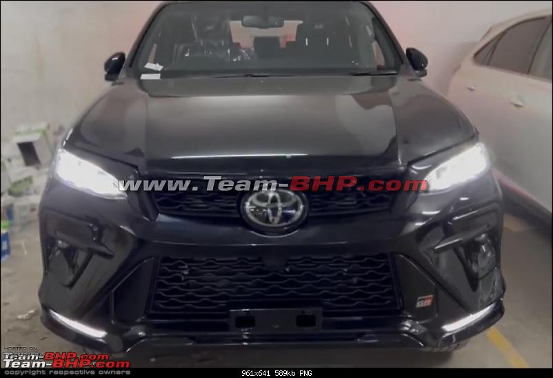 2022 Toyota Fortuner GR Sport Spotted At Dealership; Exclusive Photos - frame