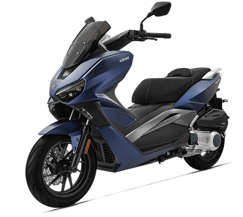 New 300cc Keeway Maxi Scooter Officially Launched in India - front