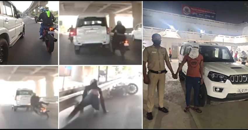 Delhi Road Rage Incident - Mahindra Scorpio Driver Arrested