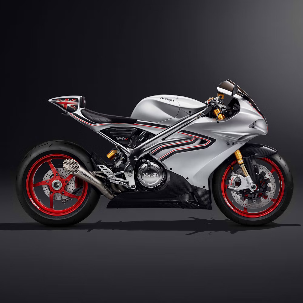 TVS-Owned Norton Debuts The V4SV Superbike Officially - angle