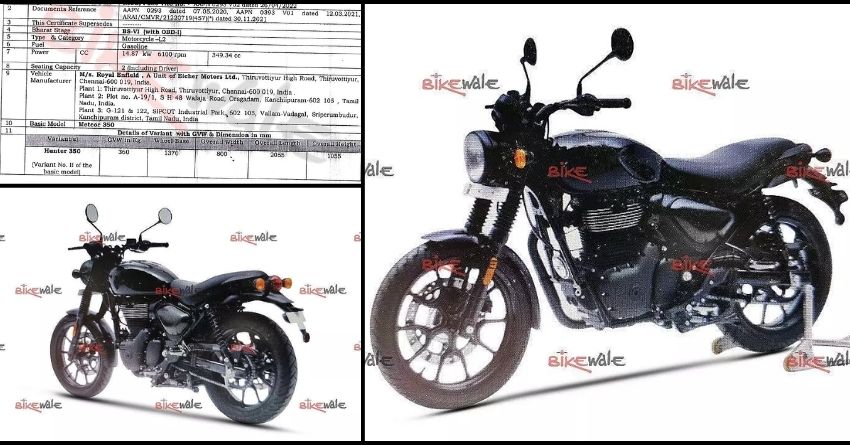 Royal Enfield Hunter 350 Key Specifications Surface Online