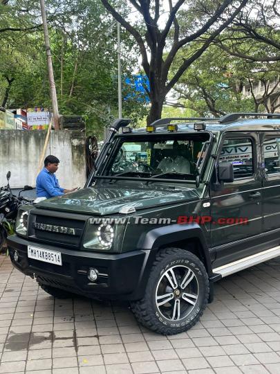 13-Seater Force Gurkha Spied in Production Ready Guise - bottom