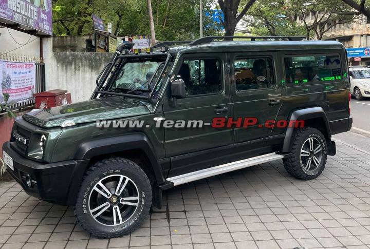 13-Seater Force Gurkha Spied in Production Ready Guise - foreground