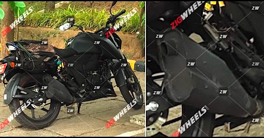 2023 TVS Apache RTR 160 4V Spied Testing Before Launch