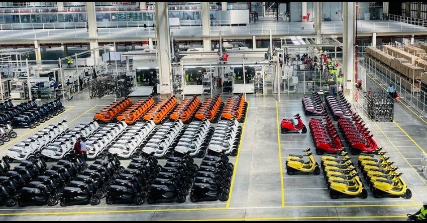 Ola Electric Scooter Production Stopped At Its Hosur Plant