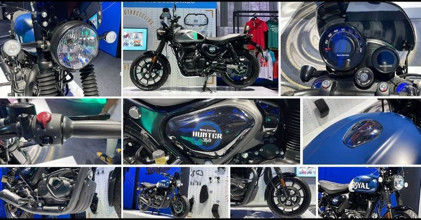 Live Photos of Royal Enfield Hunter 350; Official Launch Today