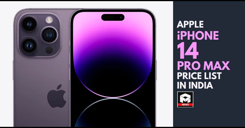 Apple iPhone 14 Pro Max Launched in India - Full Specs and Price List