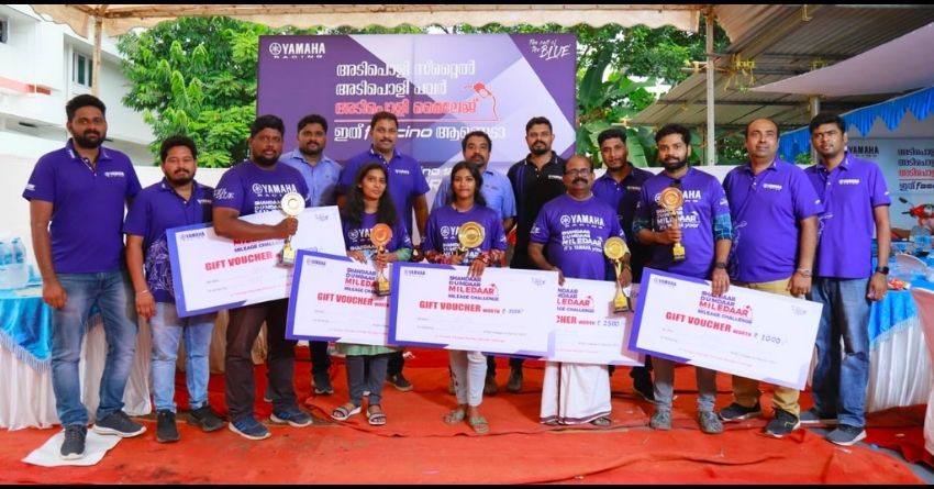 Yamaha Organises 'Mileage Challenge Activity' in Cochin