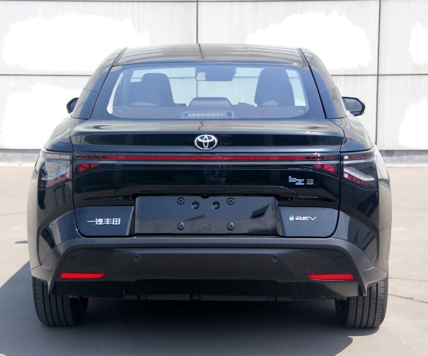 Toyota bZ3 Electric Sedan Spotted Undisguised - Tesla Rival - view