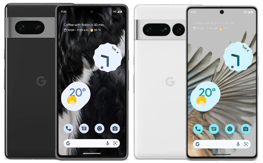 Google Pixel 7 Series Specifications and Price List in India - view