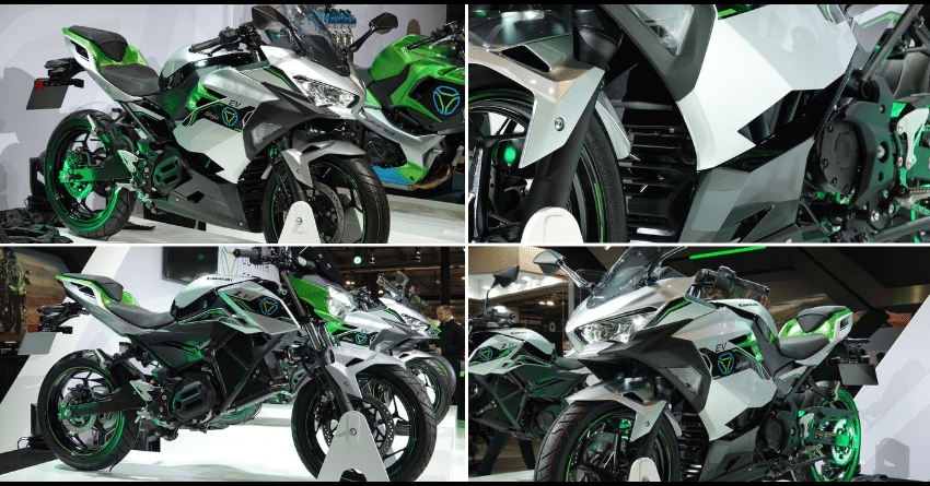 Electric Kawasaki Ninja Sportbike and Z Street Fighter Revealed