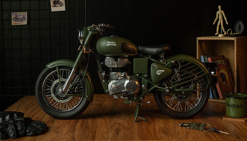 Mini Royal Enfield Classic Model Launched at Rs 67,990 - front