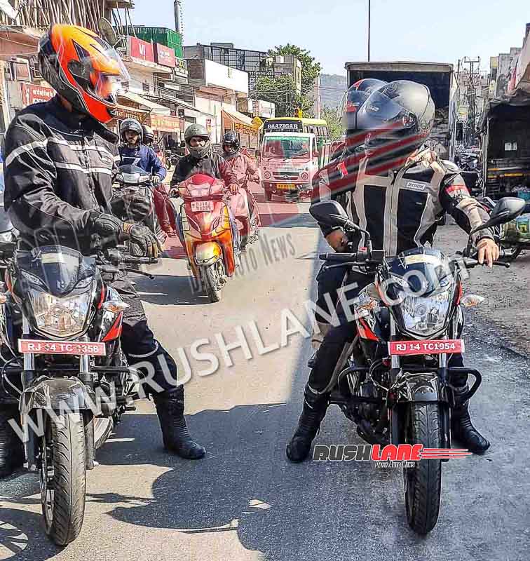 2023 Hero Hunk Motorcycle Spotted; To Rival Bajaj Pulsar P150 - angle