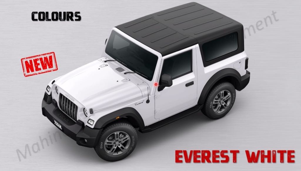 2023 Mahindra Thar Brochure Leaked - Gets Two New Colours - pic