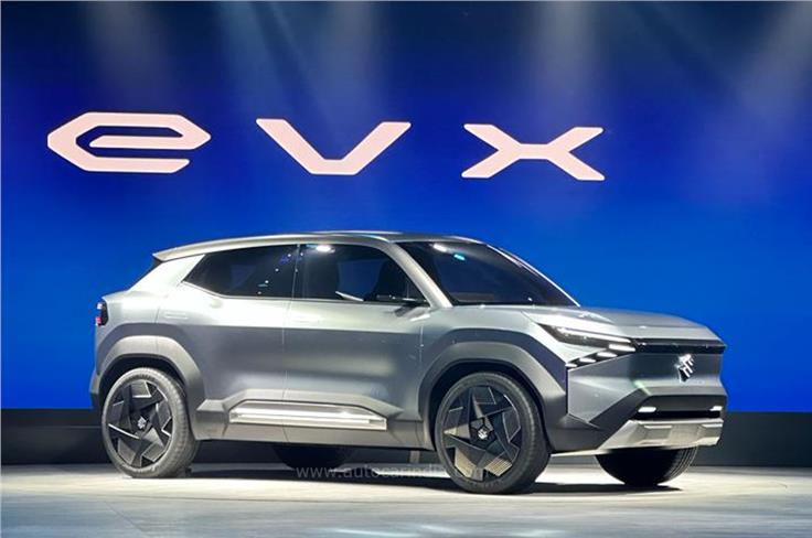 Maruti Suzuki eVX Electric SUV Unveiled At Auto Expo 2023 - snap