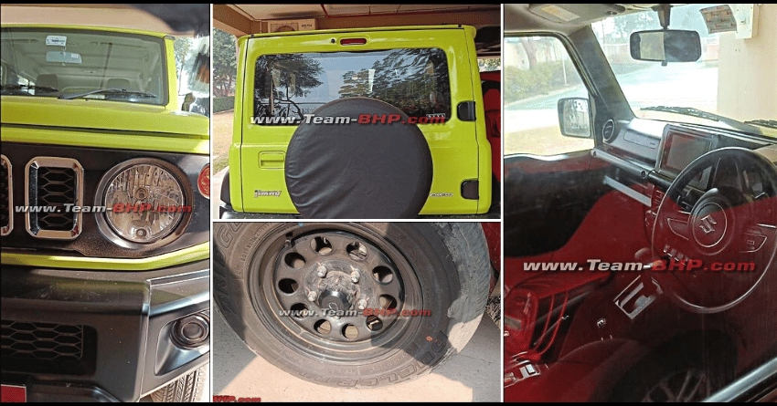 Maruti Suzuki Jimny SUV Base Model Spotted - Live Photos