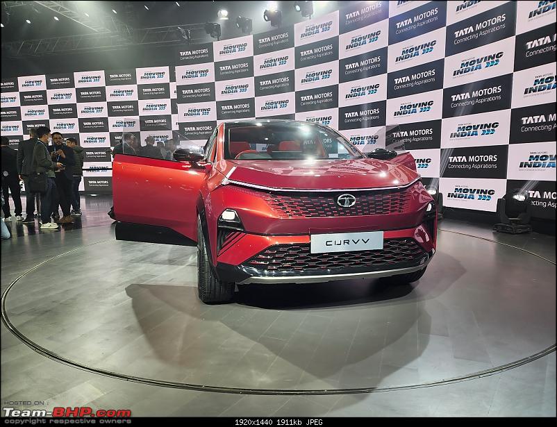 Near Production-Ready Tata Curvv Revealed At Auto Expo 2023 - wide