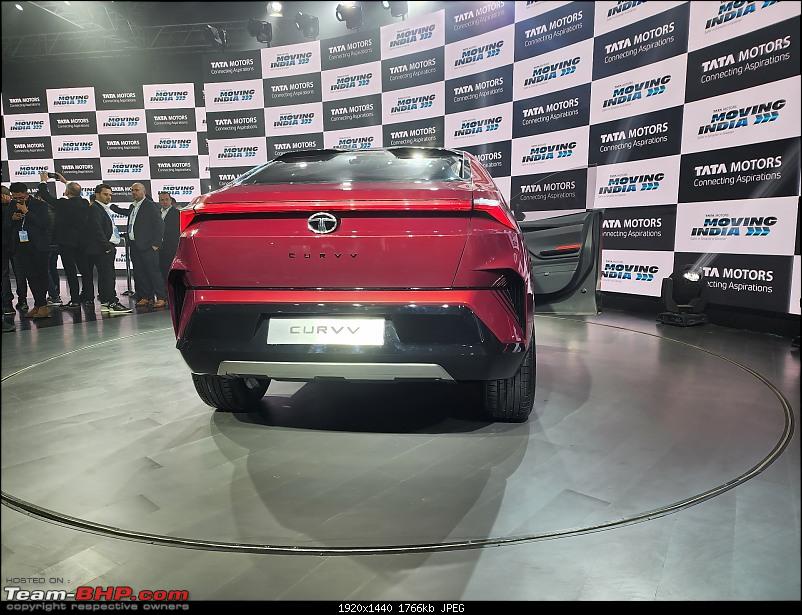Near Production-Ready Tata Curvv Revealed At Auto Expo 2023 - background
