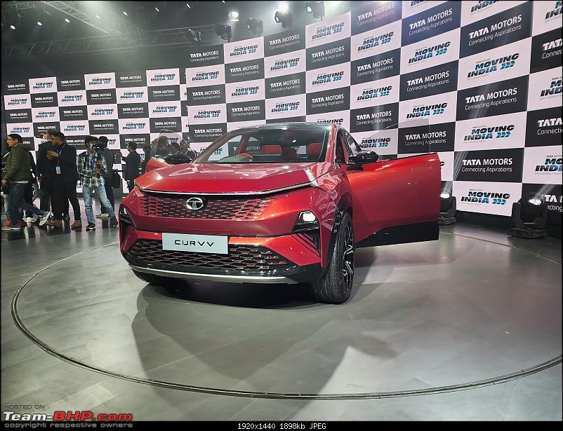 Near Production-Ready Tata Curvv Revealed At Auto Expo 2023 - close-up
