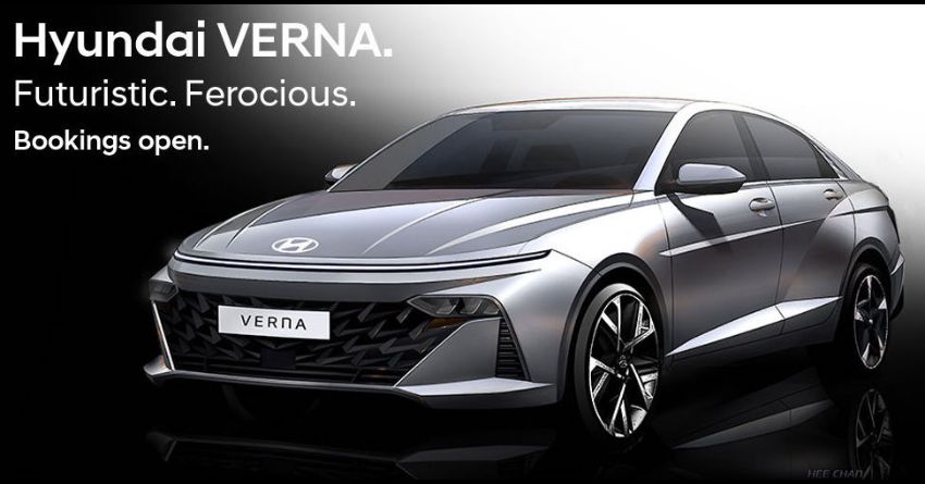 2023 Hyundai Verna Design Revealed; Bookings Open For Rs 25,000