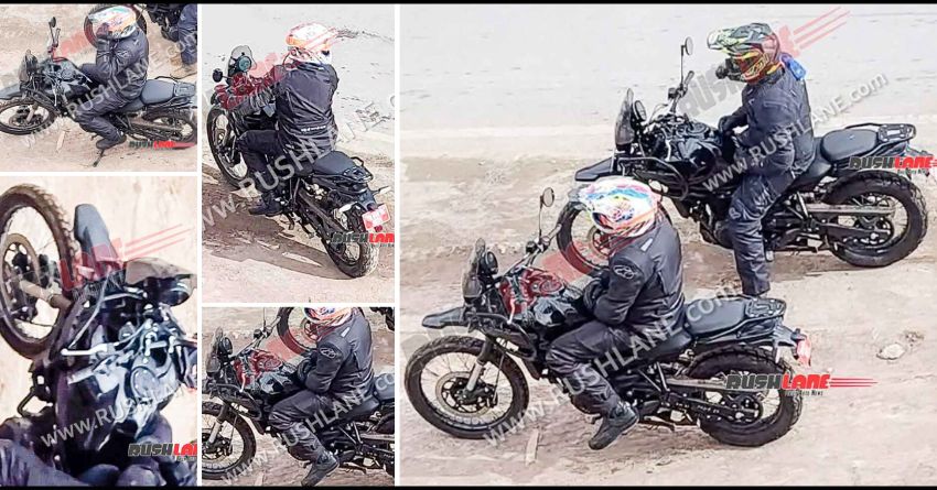Royal Enfield Himalayan 450 Spotted Again - New Details Revealed