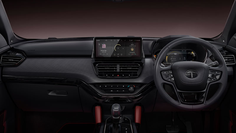 Tata Safari Dark RED Edition Official Photos and Price List in India - close-up