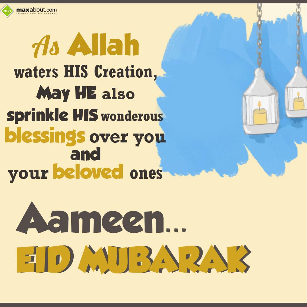 as allah waters his creation - 2022 Eid Wishes, HD Images, Greetings & Messages [UPDATED] as allah waters his creation