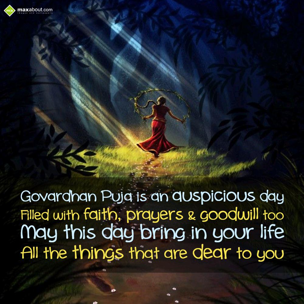 govardhan puja is an auspicious day - 2022 Govardhan Puja Wishes, HD Images, Greetings And Messages govardhan puja is an auspicious day