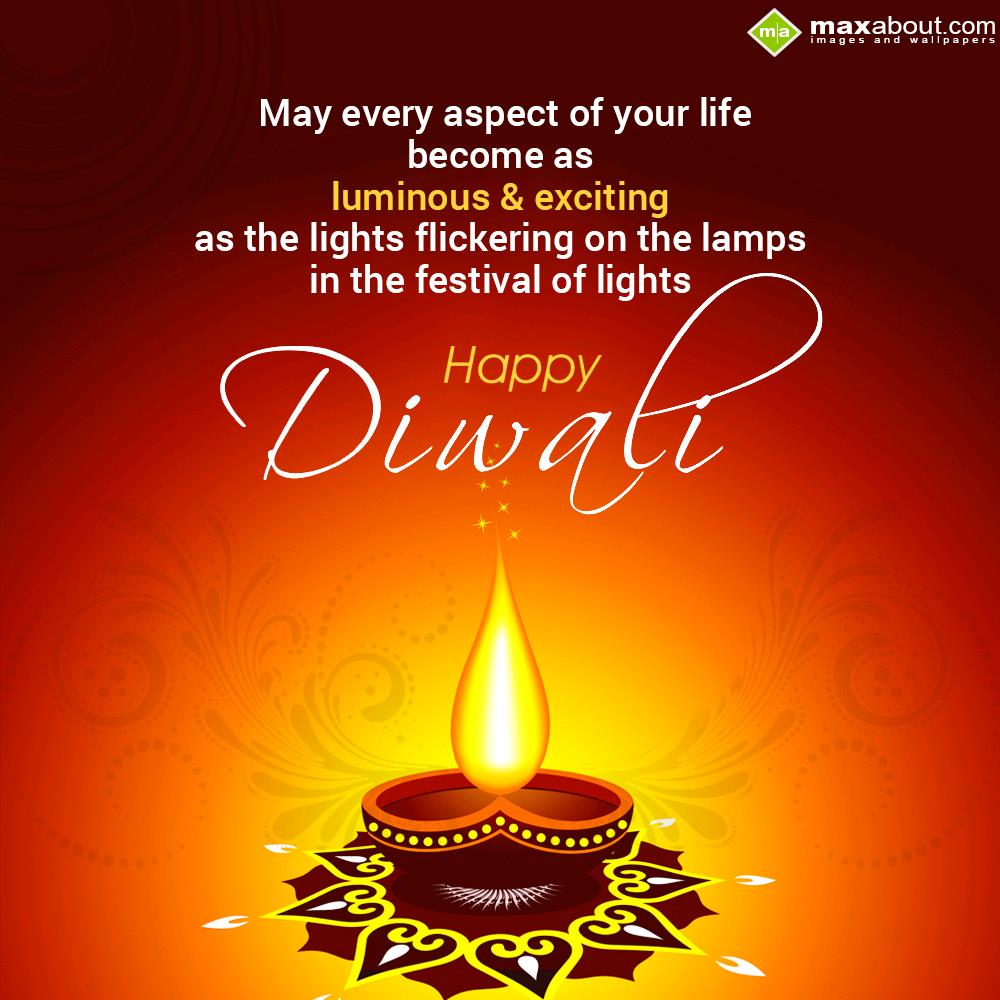 Luminous & Exciting Happy Diwali