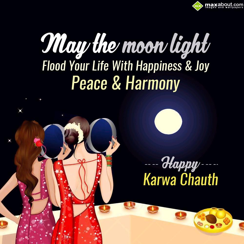 may the moon light - 2022 Karwa Chauth Wishes, HD Images, Greetings And Messages may the moon light