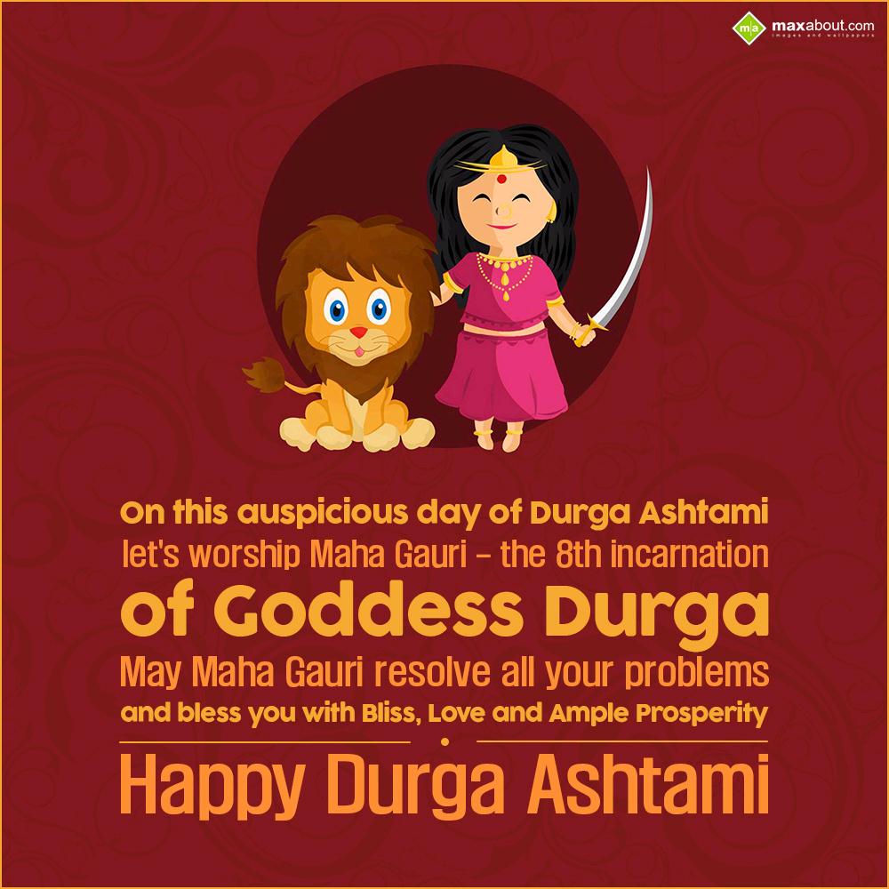 on this auspicious day of durga ashtami - 2022 Durga Ashtami Wishes, HD Images, Greetings And Messages on this auspicious day of durga ashtami