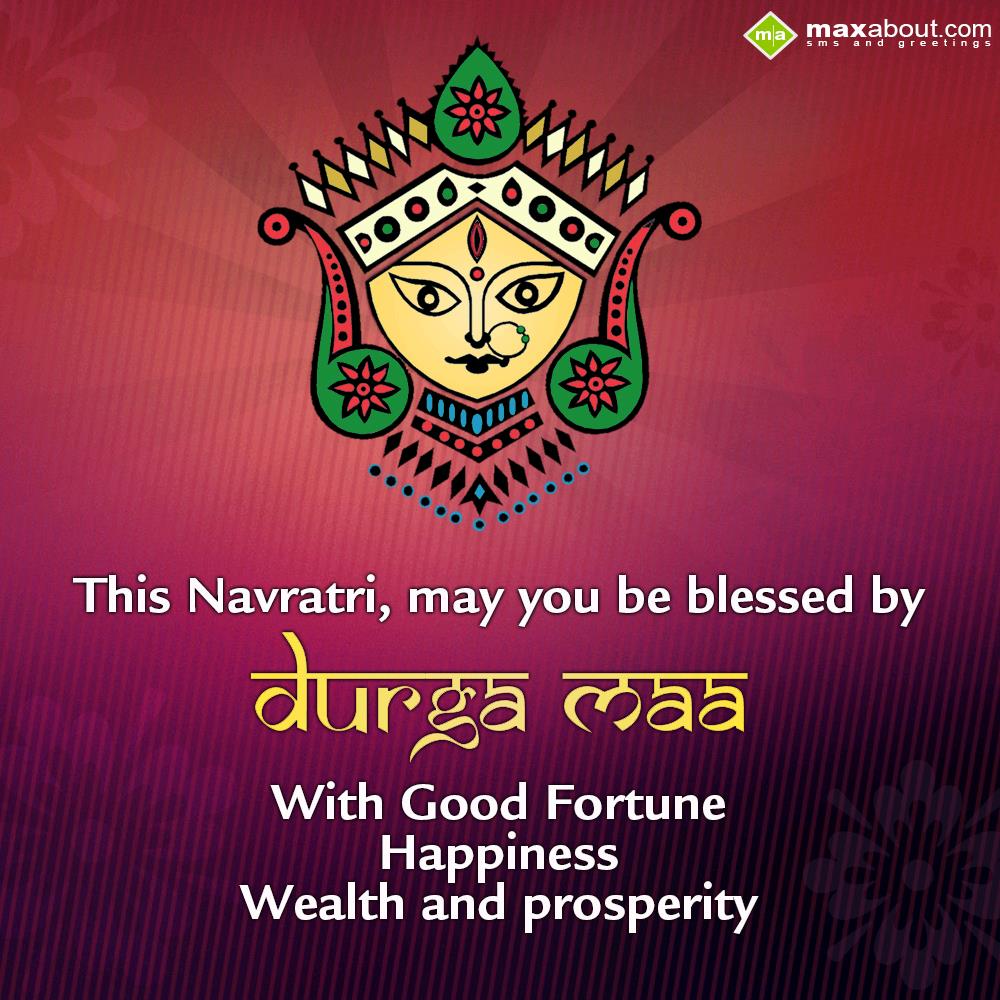 this navratri may you be blessed navratri - 2022 Navratri Wishes, HD Images, Greetings and Messages this navratri may you be blessed navratri