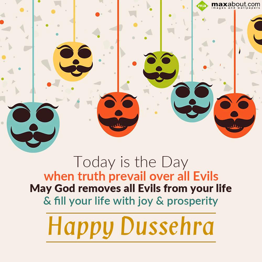 today is the day when truth prevails - 2022 Dussehra Wishes, Images, Greetings, Messages [Happy Dussehra] today is the day when truth prevails