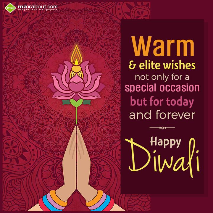 Warm & Elite Diwali Wishes